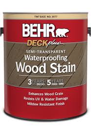 The standard oil based stain dry time (generally speaking). Semi Transparent Wood Stains Waterproofing Wood Coatings Behr