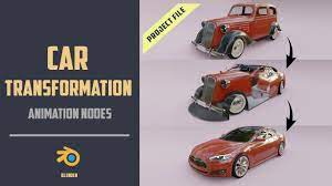 Car Transformation Animation Nodes Tutorial Blender 2 8 Cinema 4d Tutorial Blender Tutorial Blender