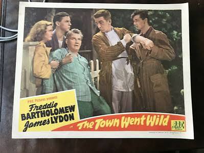 Town Went Wild, Th 1944 PRC 11x14 comedy lobby Edward Everett Horton Jimmy  Lydon | eBay