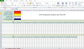 Employee Vacation Planner Template Excel Fresh Employee Vacation Tracking Excel Template 2015 Exce In 2020 Vacation Planner Template Planner Template Vacation Calendar