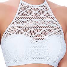 Le maillot de bain (ou le costume de bain en suisse et au québec) est un vêtement destiné à cacher certaines parties du corps lors de la pratique de la natation, de la baignade, de la détente au bord de l'eau (plage, bronzage…) ou, plus généralement. Haut De Maillot De Bain Crop Top A Armatures Freya Sundance White Freya Maillots Miss Lejaby Fitancy