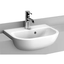 With such a wide selection of bathroom sinks for sale, from brands like mr direct sinks and faucets, kohler, and premier copper products, you're sure to find something that you'll love. Vitra S20 Short Projection Semi Recessed Basin 5521wh Uk Bathrooms