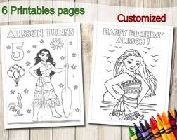 There are tons of great resources for free printable color pages online. Moana Coloring Page Etsy