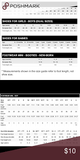 Zara Kid S Shoe Sizing Zara Kids Zara Kids Shoes Shoe Size Chart Kids
