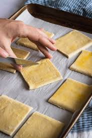 Cut and shape the puff pastry: Cranberry Orange Breakfast Pastries Good Things Baking Co