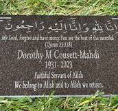 Customizable Islamic Grave Stone: Engraved Memorial Plaque ...