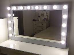 Chende hollywood style lighted vanity mirror with dimmable led bulbs, 3 different lighting settings. Super Sale Xxl Hollywood Vanity Mirror Etsy