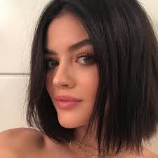 Guess What Lucy Hale Did To Her Hair Now Short Dark Hair Dark Hair Hair Beauty