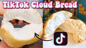 Step 3 mix egg yolks, cream cheese, and sugar together in a separate bowl using a wooden. How To Make Tiktok Cloud Bread 3 Ingredient Recipe Tiktok Cloud Bread Recipe Paola Espinoza Youtube