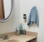 What color to paint bathroom cabinets with brown trim?