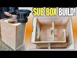 Building A Ported Subwoofer Box For Deep Bass How To Design Build Low Tuned Slot Port Enclosure Youtub Subwoofer Box Design Best Subwoofer Subwoofer Box