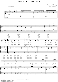 Time In A Bottle Sheet Music Dulcimer Music Jim Croce