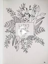 These are easy doodle bullet journal ideas for anyone to pick up on! Bullet Journal Setup 2019 Floral Doodle Bullet Journal Aesthetic Bullet Journal Doodles Bullet Journal Cover Ideas