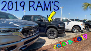 New 2019 Ram Trucks Exterior Colors Review 4k What Is Your Favorite Color