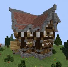 Minecraft bathroom designs can be quite impressive and captivating especially to kids. Medieval Island Village Inn Blueprints For Minecraft Houses Castles Towers And More Grabcraft