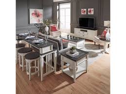 Chandler sofa bar table stools bestway rent to own. Liberty Furniture Allyson Park Transitional Two Toned Console Bar Table Royal Furniture Sofa Tables Consoles