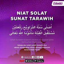 Allahumma innaa nas aluka makhaafatan. Zayan Niat Solat Sunat Tarawih Selamat Menunaikan Solat Facebook