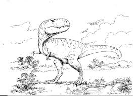 Mogą zainteresować cię także kolorowanki z kategorii tyranozaur i etykietą park jurajski. Dinozaur T Rex Kolorowanka