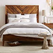 For this month's challenge, we each chose to knock off either a piece of furniture or home decor item and this alexa reclaimed wood bed was my pick. Alexa Reclaimed Wood Bed