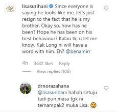 Ben amir dan lisa surihani adik beradik rupanya? Hey Gais Ben Amir Tu Memang Adik Saya La Tak Tahu Ke Wajah Seiras Ben Amir Ini Jawapan Lisa Gempak