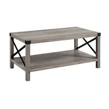 Glitzhome traditional espresso x frame coffee table end table. Banbury Designs X Frame Farmhouse Wood Coffee Table