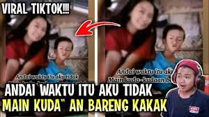 Stop stop!, kata jessica sedikit berteriak. Viral Andai Waktu Itu Aku Tidak Main Kuda An Bareng Adek Youtube