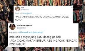 Check spelling or type a new query. 15 Rayuan Maut Penjual Baju Di Pasar Demi Gaet Calon Pembeli Beneran S 3 Marketing Harvard Nih