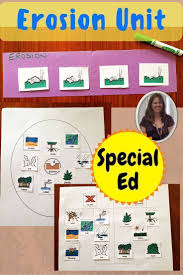 Erosion And Deposition Unit For Special Education Special Education Special Education Activities Kindergarten Special Education