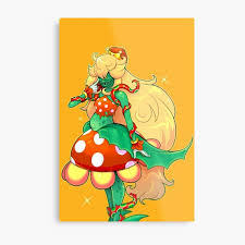 Princess Peach Crown Metal Prints for Sale | Redbubble