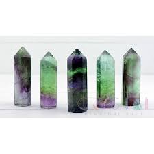 Rainbow Fluorite Gemstone Point Tower Gemstone Point Fluorite Fluorite Stone
