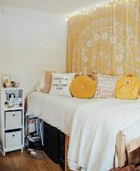 Yellow Floral Tapestry Dorm Room Inspiration Dorm Room Designs Dorm Room Decor