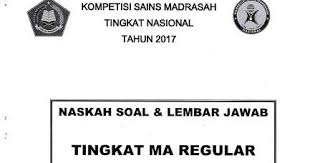 Asesmen nasional terdiri dari tiga instrumen, yaitu: Soal Ksm Ma 2018 Semua Mapel Harian Madrasah