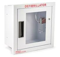 Compact Size AED Wall Cabinet Recessed Mount