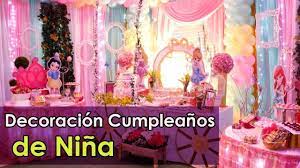 Decoracion Cumpleanos Nina Youtube