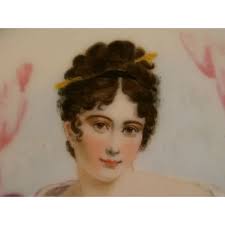 Haviland & Co. Limoges Hand-Painted "Portrait" Plate of Beautiful Lady. For  Sale at Ruby Lane