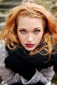 Autumn Hair Pale Skin Blonde Hair Blue Eyes Red Hair Blue Eyes