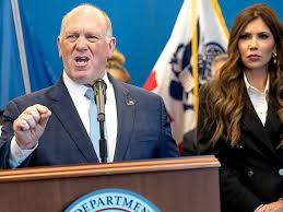 Personality Clashes and Power Struggles Fuel Tension Between DHS Secretary  Kristi Noem and Border Czar Tom Homan