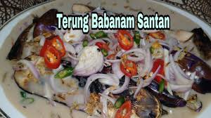 Resepi terung bakar air asam lemak ni pernah viral. Terung Babanam Santan Terung Bakar Bersantan Youtube