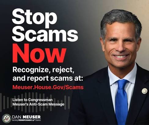 Scams targeting Pennsylvanians are getting more aggressive. Americans lost over $12.5 billion to fraud last year — and only about 8% of scams are ever reported. , As Chair of Oversight & ...
