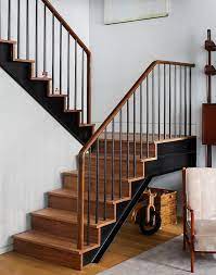 Modern simple stair railing design. Ninth Avenue Duplex By Best Company Homeadore Home Stairs Design Stair Railing Design Staircase Design