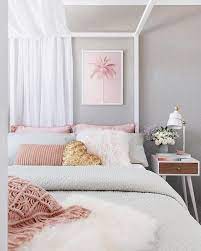 Pink Palm Print Tropical Blush Pink Palm Wall Art Summer Etsy Pink Bedrooms Bedroom Design Bedroom Makeover
