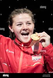 Womans welter 64 69kg final oxenford studios hi-res stock photography and  images