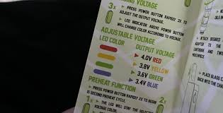 After dancing with the switch i could get it just right for vapor at first, but the heating coil in the cartridge i had was. What Is The Best Voltage For Your Average Thc Cartridges 1 Gram Carts I Usually Keep It On 4 0v Or Red But Want Suggestions I Also Pull From The Pen Pretty Slow