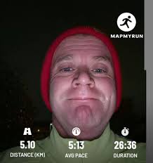 Good Morning Running friends from a dry but chilly Dublin town again Day  1491 and 5 kms done this morning and we are halfway there #runwithal  #runhappy #runstreak Have a great day
