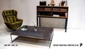 Diy zinc top table house hawthornes. Zinc Top Coffee Table