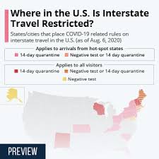 The interstate highway system in 1974. Chart Where In The U S Is Interstate Travel Restricted Statista
