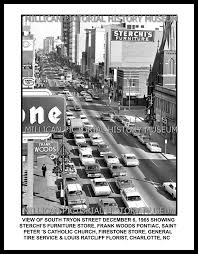 Saint peter catholic church charlotte nc. View Of South Tryon Street December 6 1965 Showing Sterchi S Furniture Store Frank Woods Pontiac Saint Peter S Catholic Church Firestone Store General Tire Service Louis Ratcliff Florist Charlotte Nc Millican
