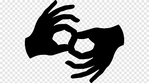 Gebardensprache Computer Symbole Sprachinterpretation Symbol Arm Schwarz Png Pngegg