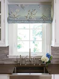 Pin By Mariele Marques On Windows Kitchen Window Coverings Roman Blinds Kitchen Kitchen Window Treatments