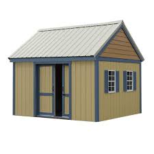 Best Barns Brookhaven 10 Ft X 12 Ft Wood Storage Shed Kit Bhaven1012 The Home Depot Storage Shed Kits Shed Kits Build A Shed Kit
